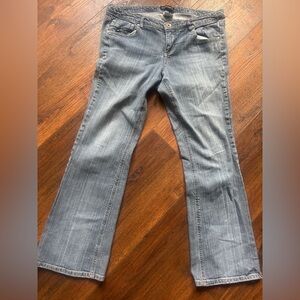 Z Cavaricci Vintage Y2K Jeans Low Rise, Flare Leg, 5 Pocket Denim